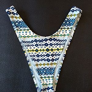 NWOT Aerie Hi Leg Cheeky Bikini Bottom Size XL